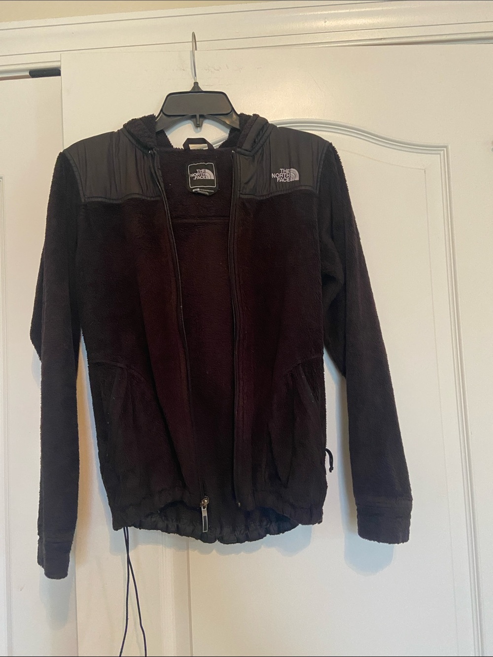 The North Face Black Hooded Utility Fleece Jacket